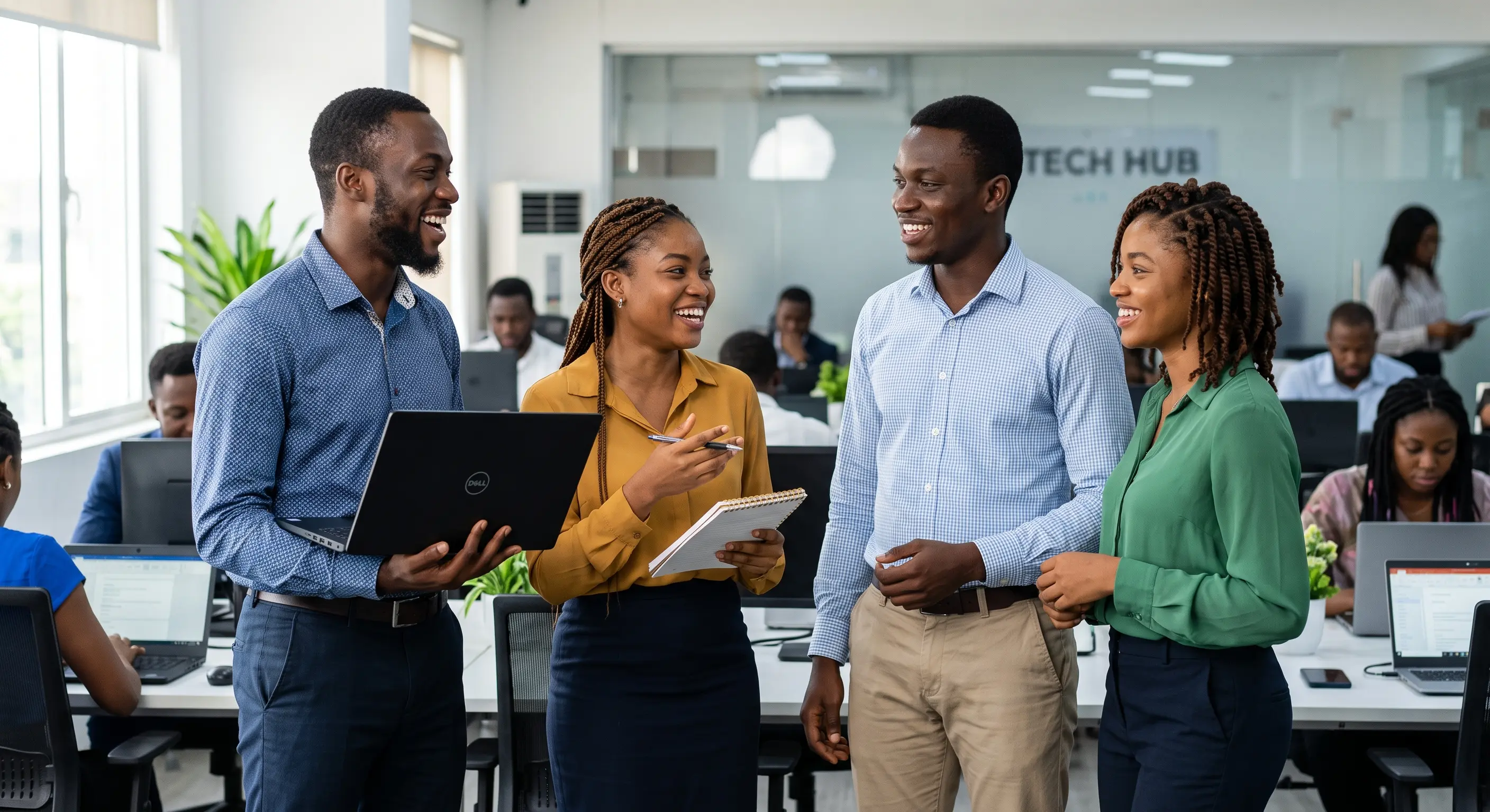 Nigerian public university students collaborating on real-world projects